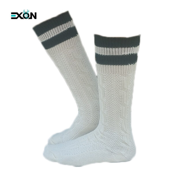 Rustic Bavarian Wool Socks for Heritage Outfits