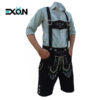Stylish Black Lederhosen Perfect for Oktoberfest Festival
