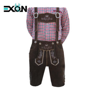 Embrace the Heritage Look in Rich Chocolaty Brown Lederhosen