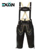 Authentic Black Suede Bundhosen for Men