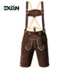Bavarian Traditional Authentic Trachten Lederhosen Brown