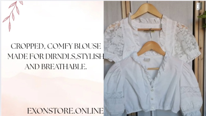 The Timeless Dirndl Blouse Charm of Traditional Elegance