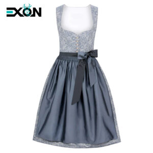 Classic Dirndl Dress Crafted From Premium Fabric With Traditional Details