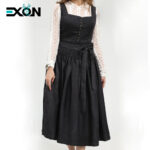 Elegant Black Dirndl Timeless Bavarian Style