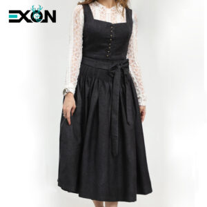 Elegant Black Dirndl Timeless Bavarian Style