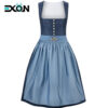 Traditional German Dirndl With Apron, Perfect For Cultural Festivals