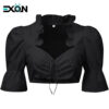 Authentic German Dirndl Blouse with Classic Detailing