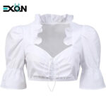 Handcrafted Authentic Dirndl Blouse with Timeless Style
